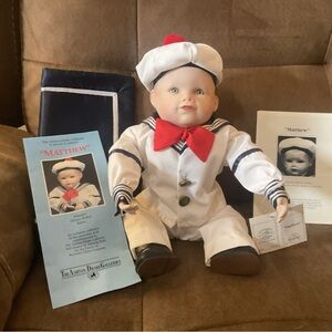 Yolanda's Picture Perfect Babies MATTHEW Knowles Porcelain Doll Ashton Drake